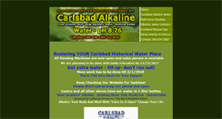Desktop Screenshot of carlsbadalkalinewater.com